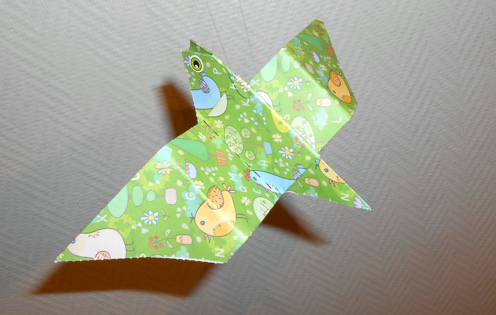 Oiseau en papier origami vraiment simple La Maison Féerique