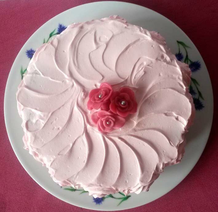 gâteau à l'eau de rose 3