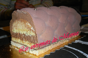 Bûche des caraïbes part