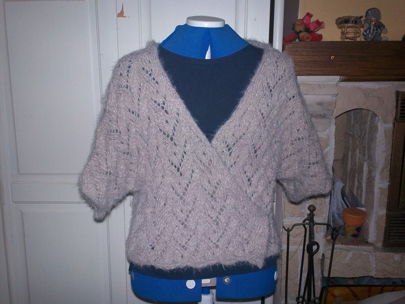 Modele tricot gilet sans manche femme gratuit