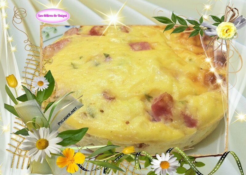 TARTELETTES SOUFFLEES AU JAMBON ET AU FROMAGE