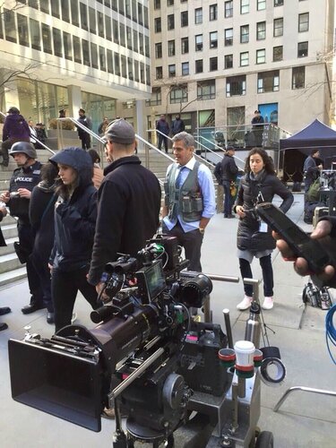 George Clooney on Money Monster Set April 10th & 11th 2015 103439432