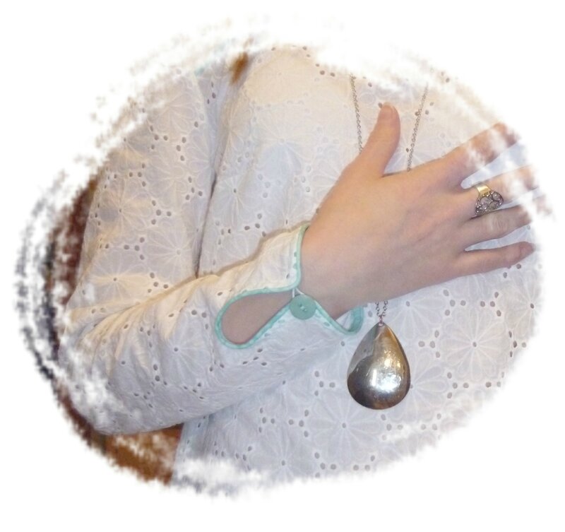 Coupons de saint pierre broderie anglaise