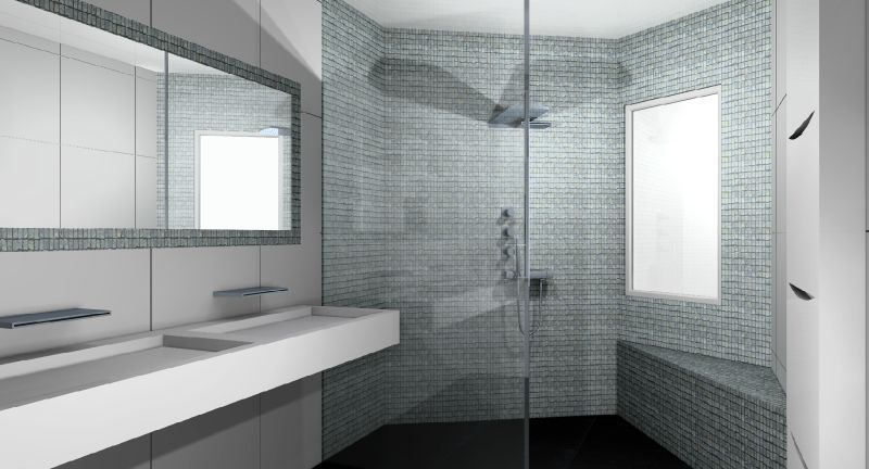 Salle de bain design marseille stinside architecture d'intérieur Désign Vasque bains de salle