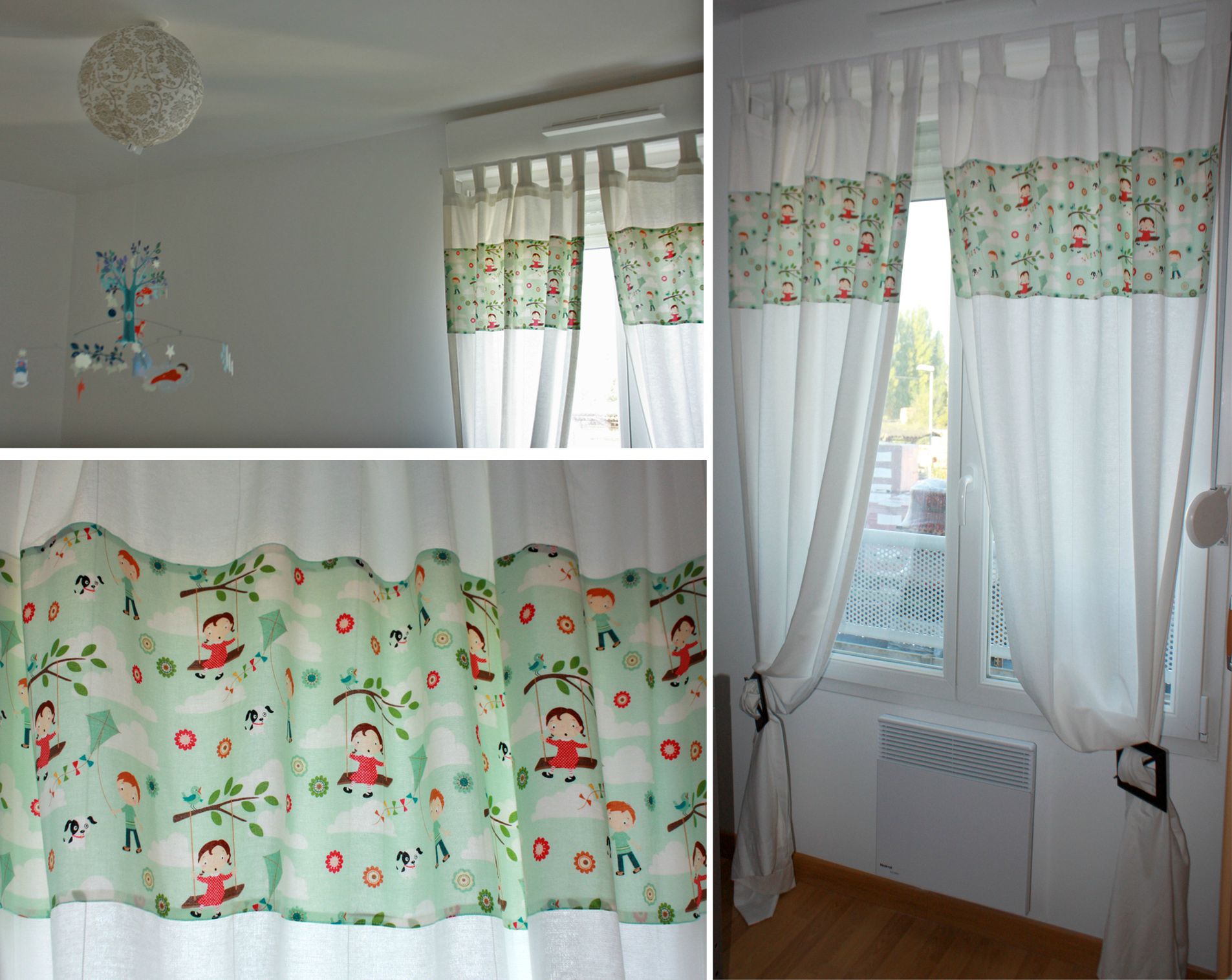 La chambre du chaton : les rideaux les chiffonneries du chat
