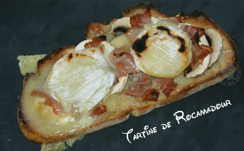 Tartine au Rocamadour