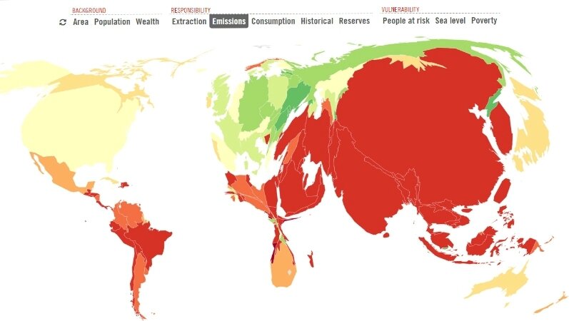 émissions CO2 évolution et cumul