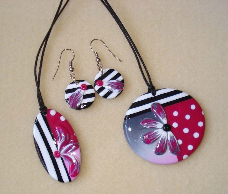 Collier fimo simple