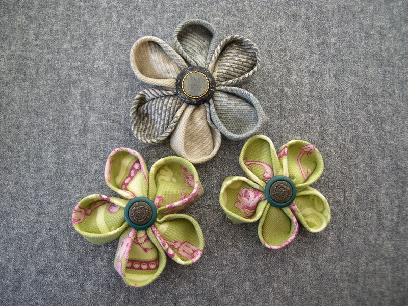 fleurs kanzashi