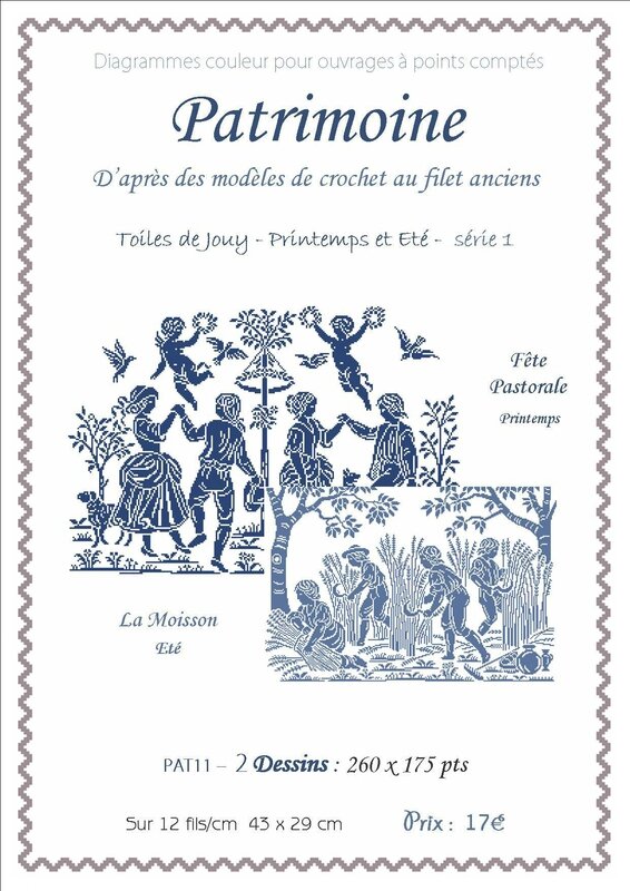 PAT11 - Toile de jouy Printemps et été