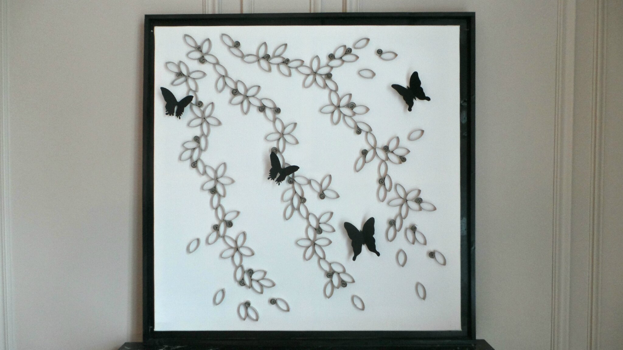 Idée récup pour un joli tableau cent façons
