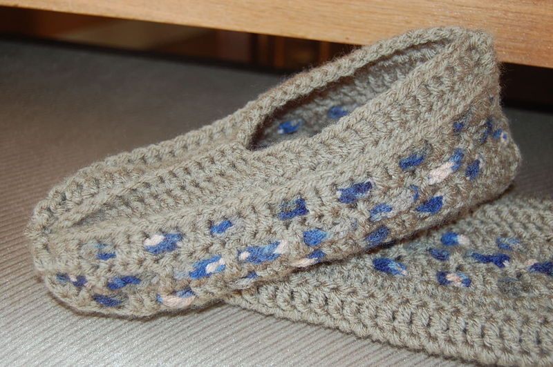 tricoter des pantoufles