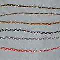 f) Chaîne et fil tressé - Bracelet
