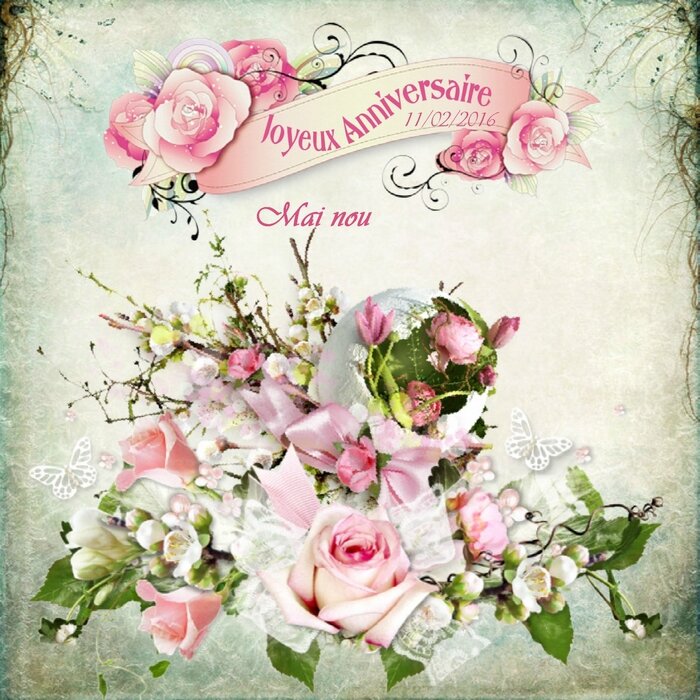 Marie Fleur Qui A Tue Sara Bon jeudi et Bon anniversaire Mai nou - L'univers de Patounette et ses