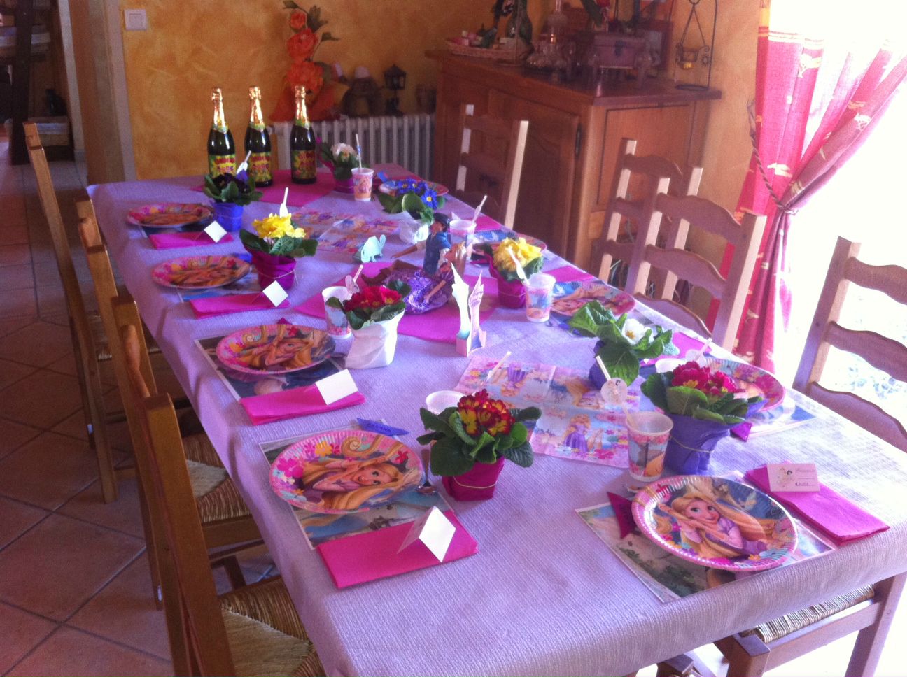 6 ans de ma puce ; thème raiponce et les princesses disney chez ...