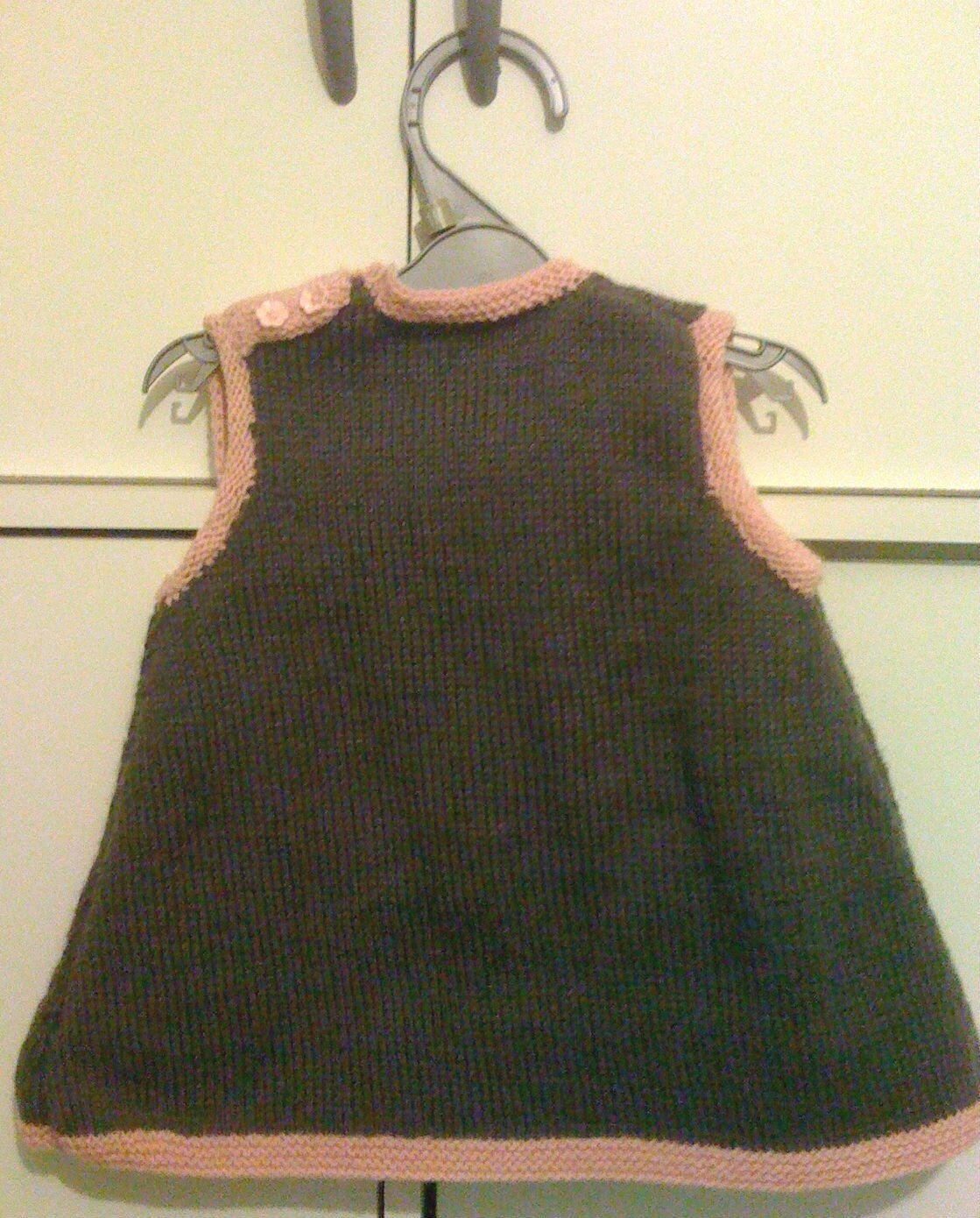 tricoter une robe 3 mois