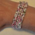 t) Sautoir - Ceinture - Bracelet - Bandeau en Liberty