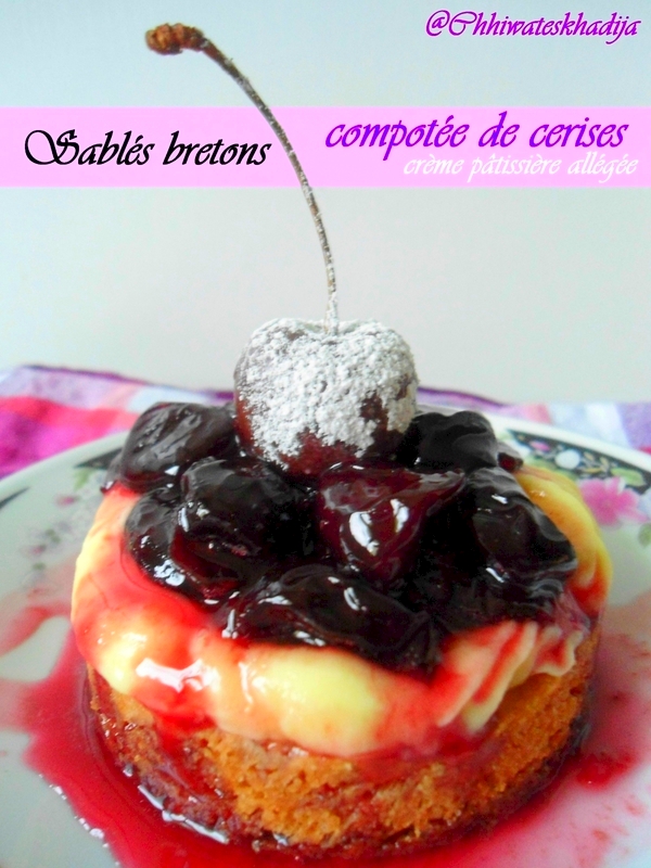 Sablés bretons cerises