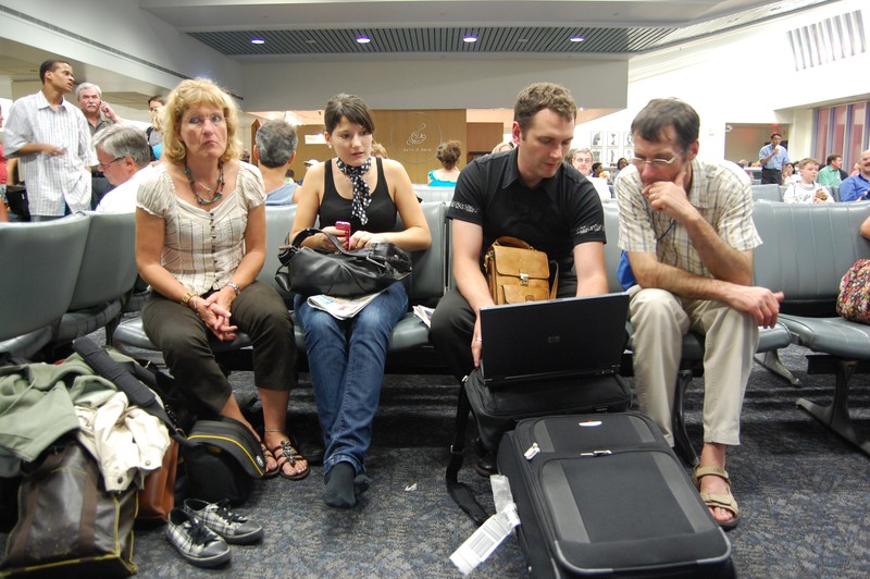 Rencontre dans un aeroport