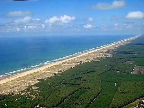 Photo-plus-longue-plage-biscarrosse-plage