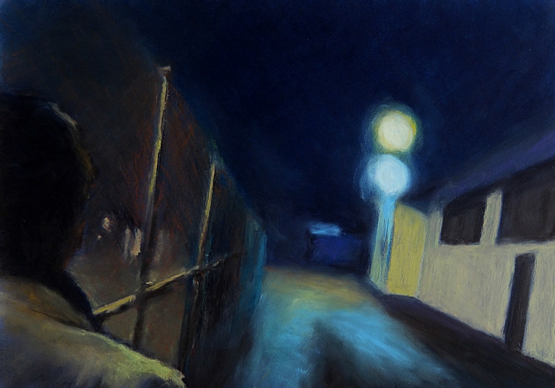 K'nowhere 56, janv 2016, pastel à lhuile, 48 x 32 cm