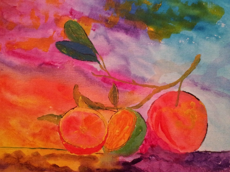 oranges en folie