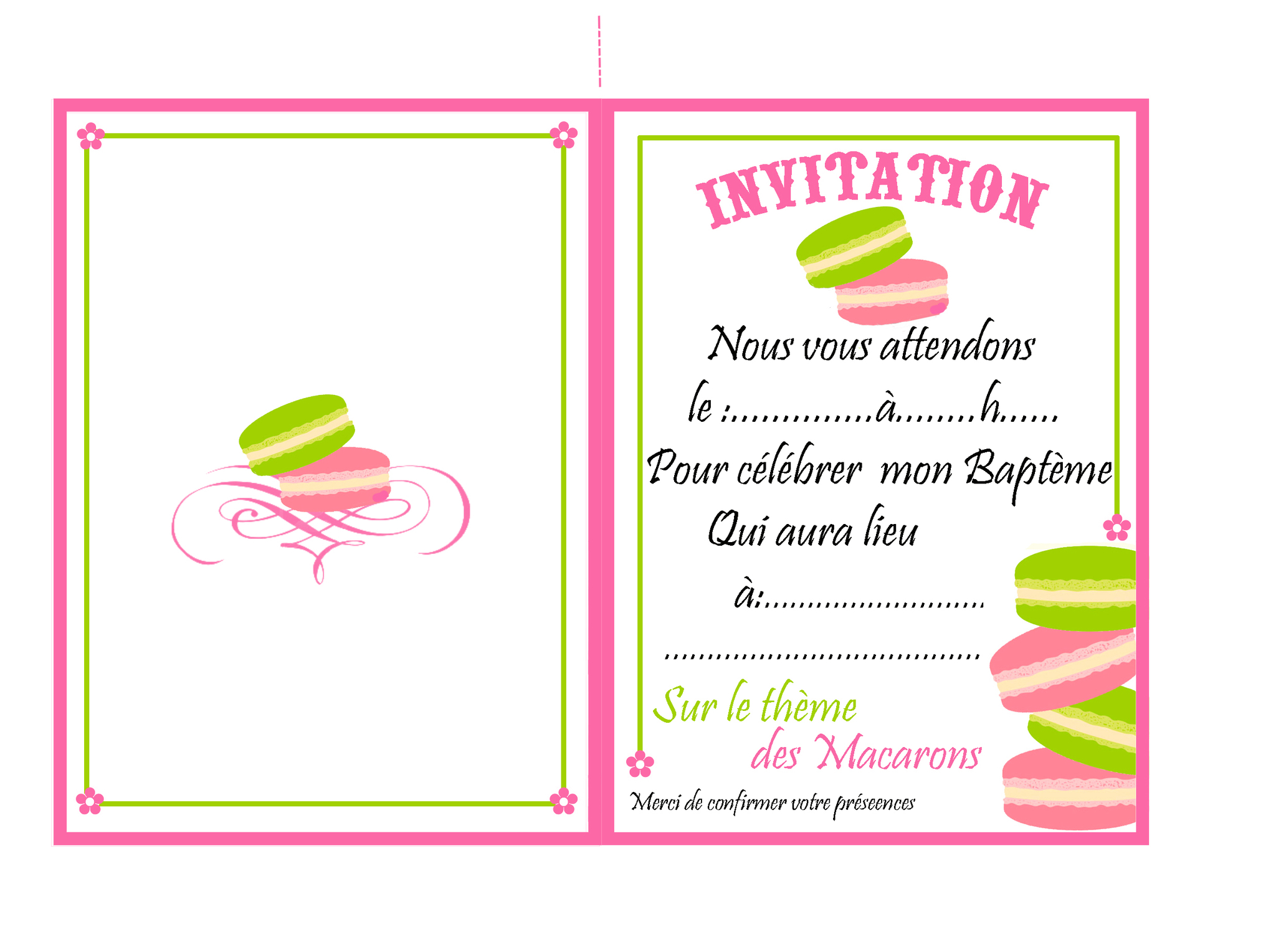 Carte D'invitation D'anniversaire A Remplir coleteremelly blog