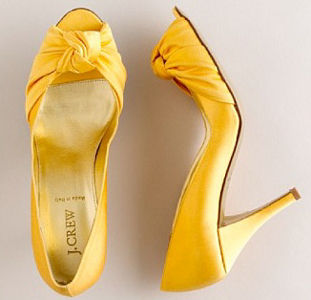 Chaussures colorÃ©es : jaune - Mariage 51 Reims