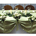 Table des mariés