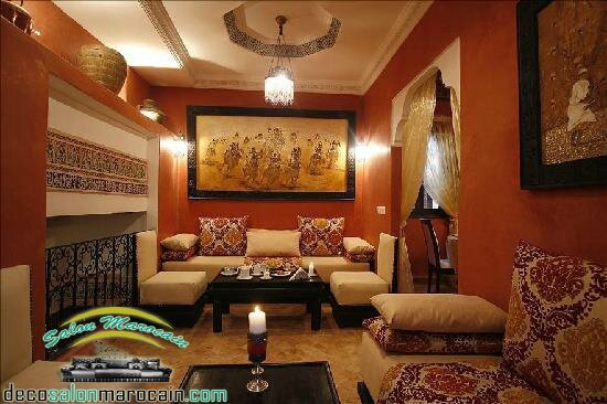 Un salon marocain moderne avec un design salon marocain moderne Salon Marocain désign