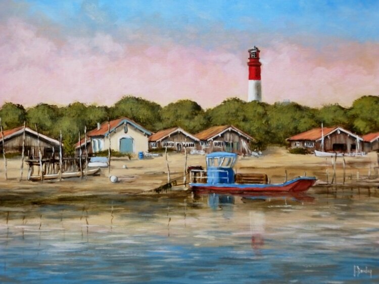 Photo-dessin-le-phare-du-cap-ferret-ter