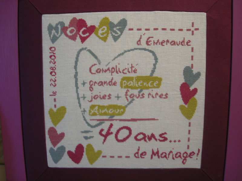 40 ans mariage