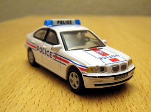 Bmw 328 I police 01 -Cararama-