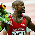 10/10. Le Jamaïcain Asafa Powell remporte le 100 m au meeting Areva.