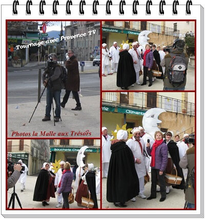 Tournage avec Provence TV