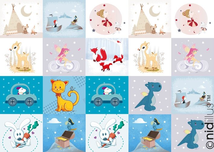 Creations de coupons illustres