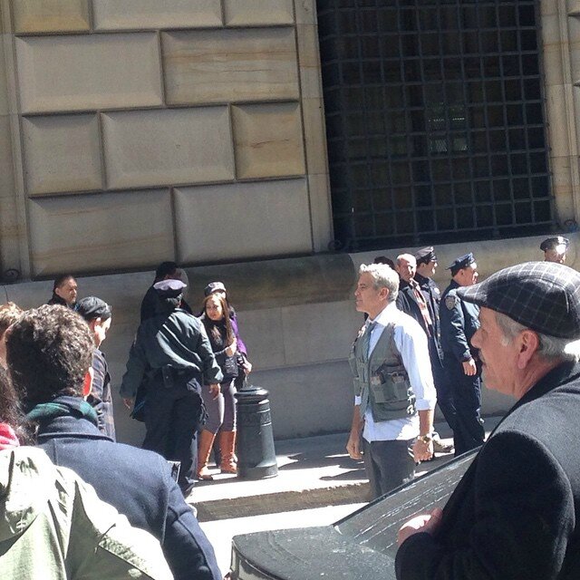 George Clooney on Money Monster Set April 10th & 11th 2015 103439282