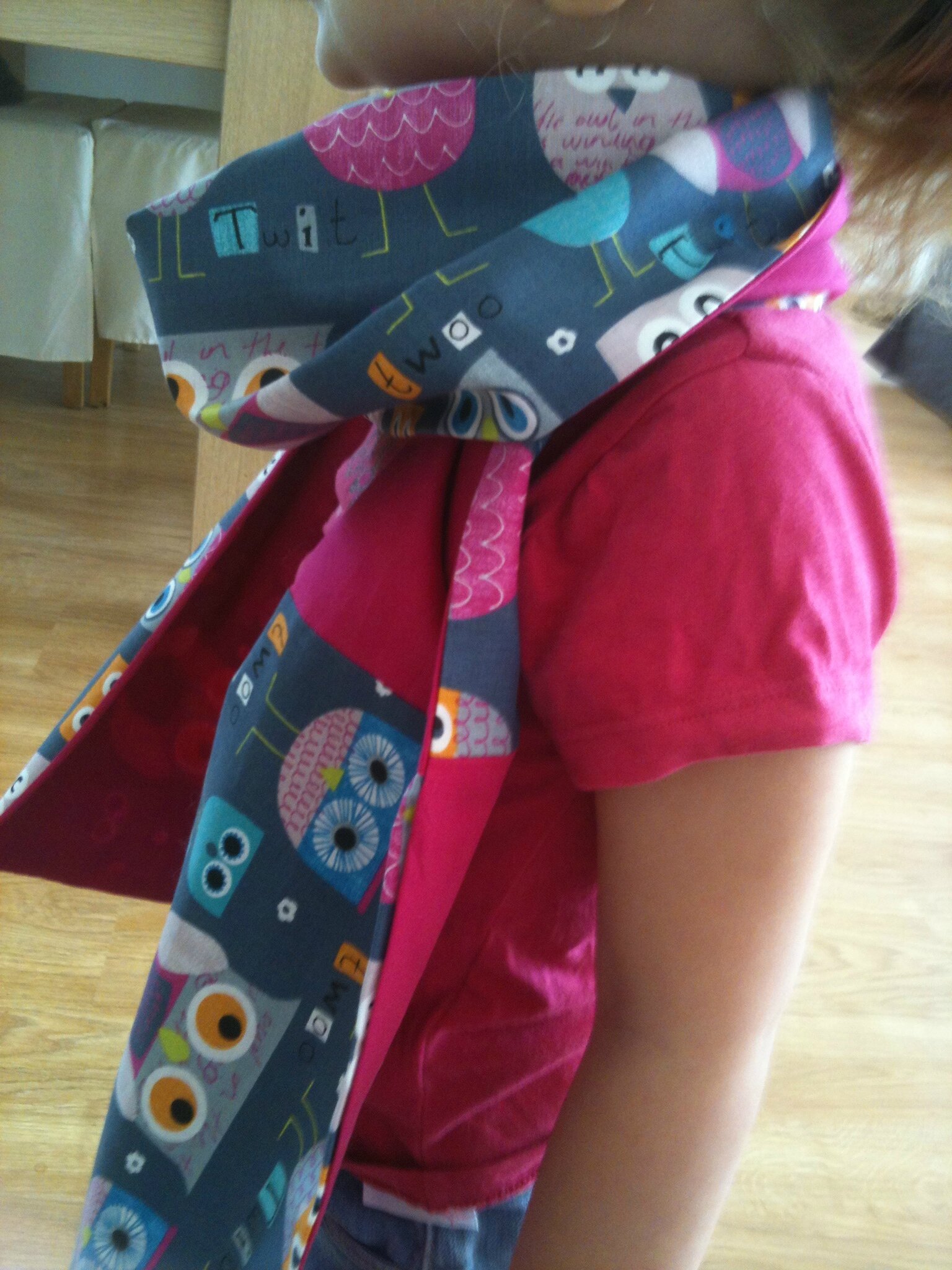 Diy foulard coupons tissus