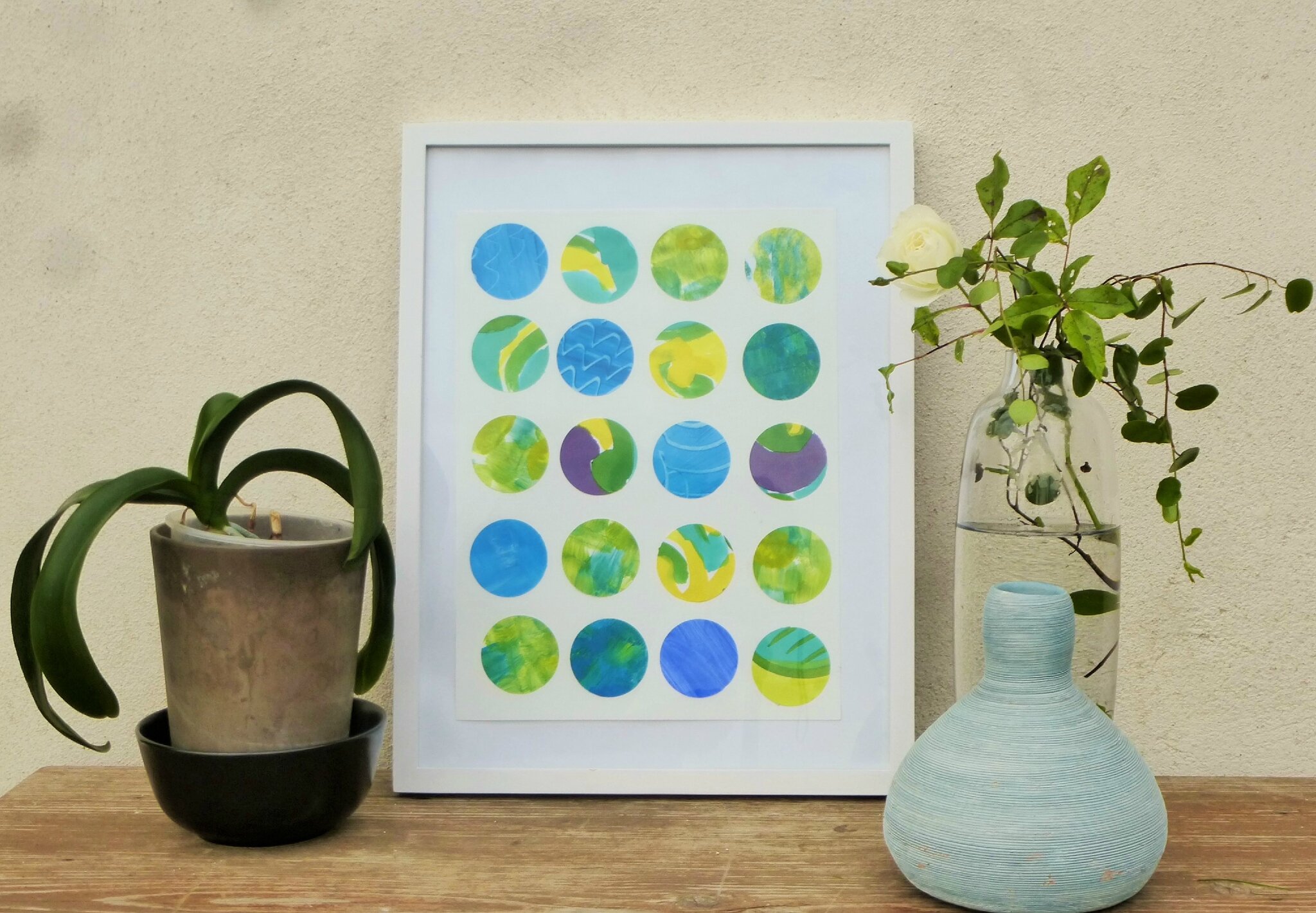Des tableaux uniques, abstraits, géométriques et feng shui dans ma ...