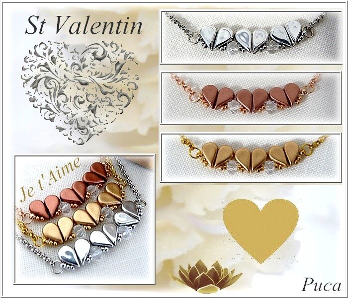 Perles Et Valentin Sont ils Toujours Ensemble St Valentin - Les perles de PUCA