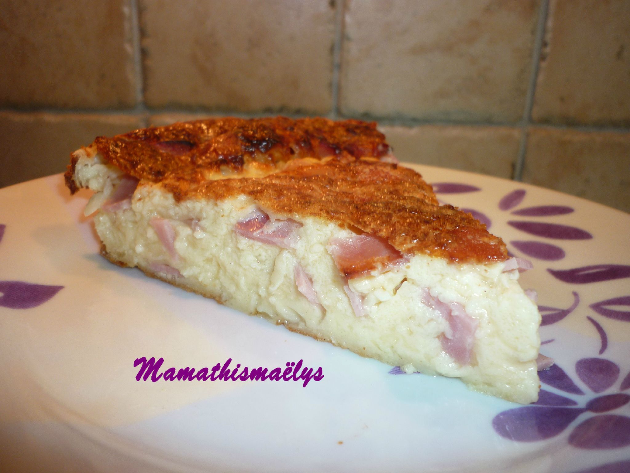 Quiche Lorraine Sans Pate La Petite Cuisine De Nini