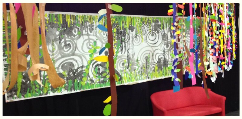 fresque le jardin