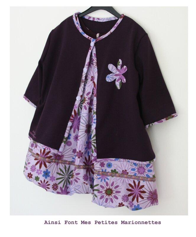 robe boule violette maelenn 8