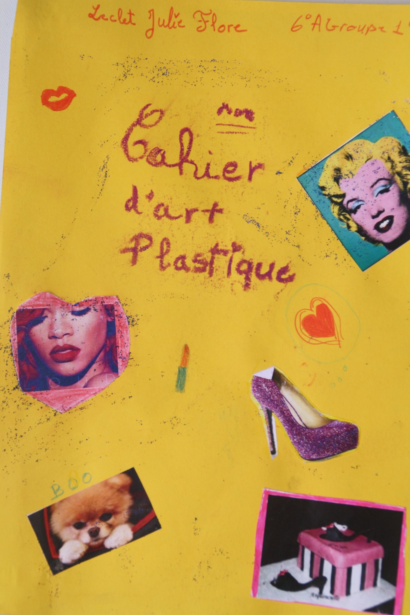 Page De Garde Art Plastique 6eme PDF couverture cahier art plastique 6eme PDF Télécharger Download