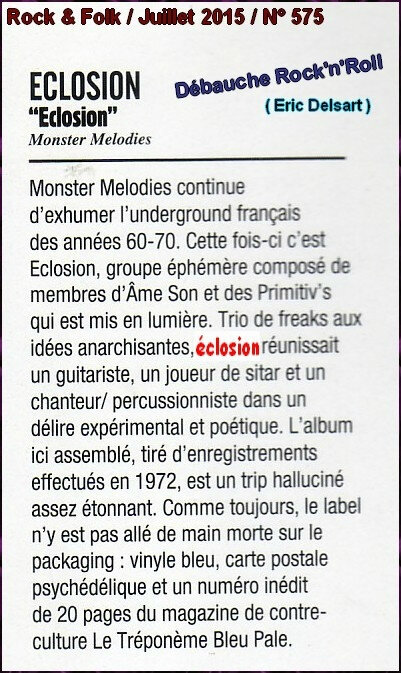 éclosion rock&folk