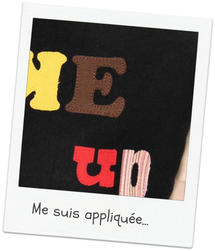 zoom appliqués trousse Déc 2013