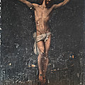 Christ sur la croix av restauration
