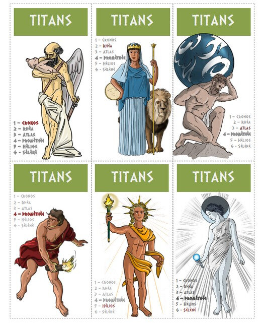 7 familles mythologie