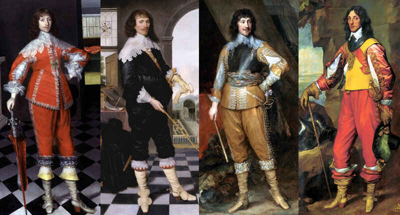 Portraits anglais, 1635-1636