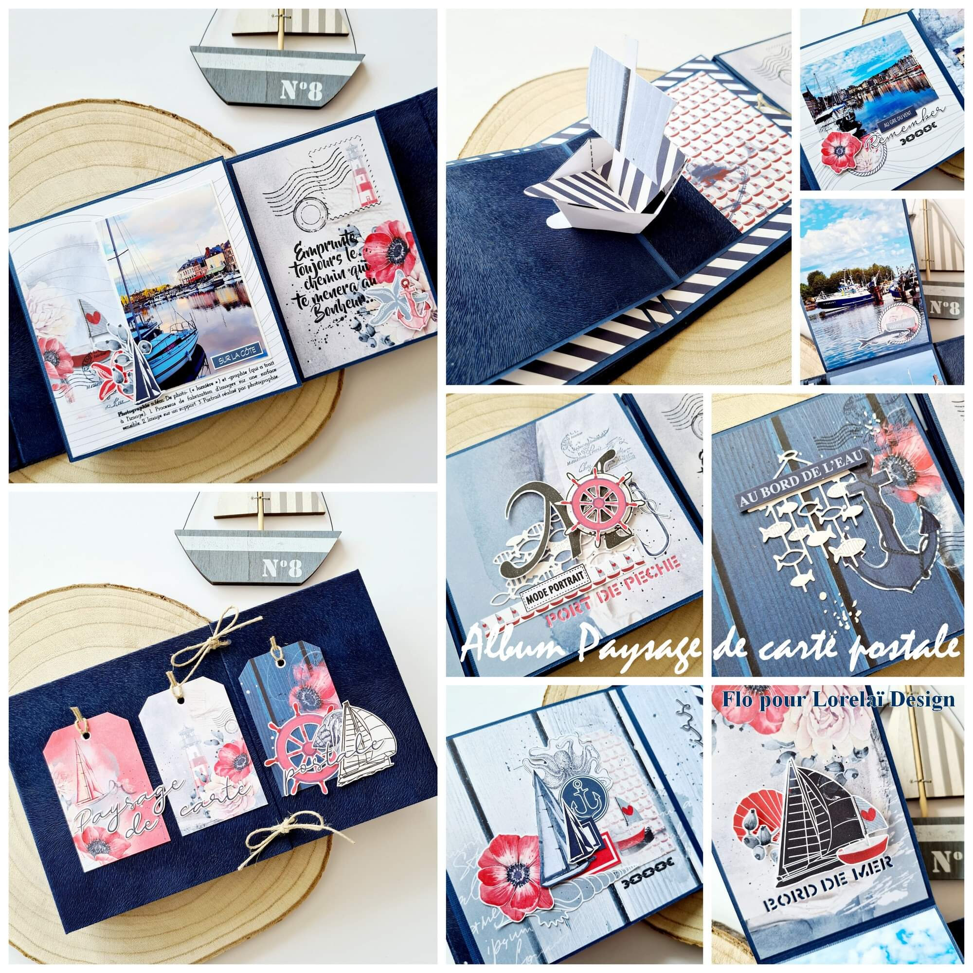 Album Paysage de carte postale par Flo - Lorelaï design